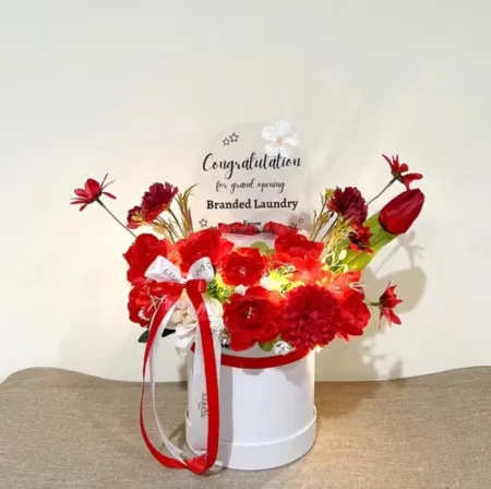 Bloom Box Akrilik Ucapan Grand Opening Jakarta Pusat