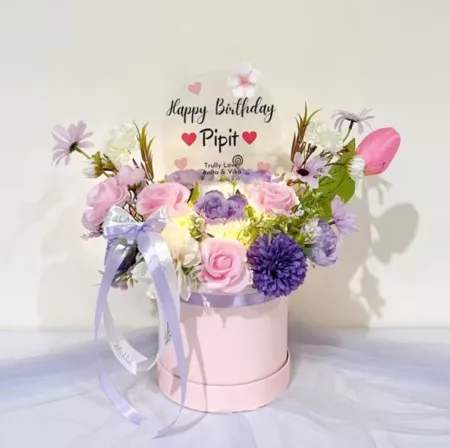 Bloom Box Akrilik Ucapan Ulang Tahun Jakarta Pusat