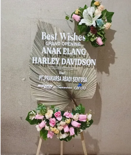 Papan Akrilik Ucapan Grand Opening Jakarta Pusat
